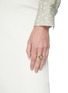 Figure View - Click To Enlarge - ROBERTO COIN - Princess Flower' diamond malachite 18k rose gold ring
