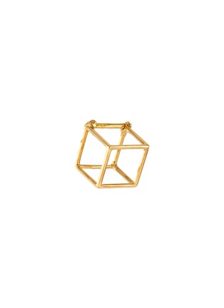 Main View - Click To Enlarge - SHIHARA - 3D' 18k gold square single earring