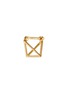 Main View - Click To Enlarge - SHIHARA - 3D' 18k gold triangle single earring