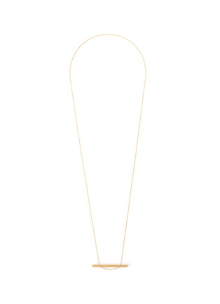 Main View - Click To Enlarge - SHIHARA - 18k gold bar pendant necklace
