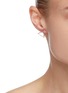 Figure View - Click To Enlarge - SHIHARA - 3D' 18k gold triangle single earring