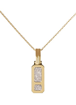 Main View - Click To Enlarge - AS29 - DNA' diamond 18k gold pendant necklace