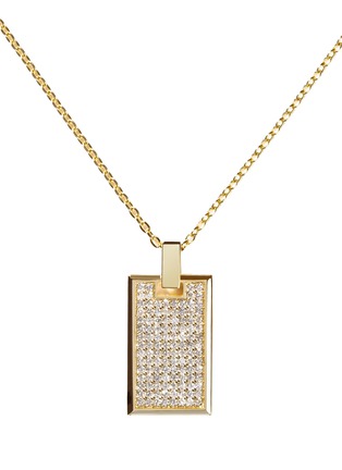 Main View - Click To Enlarge - AS29 - Tag' diamond 18k gold pendant necklace
