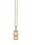 Main View - Click To Enlarge - AS29 - DNA' diamond 18k white and yellow gold micro pendant necklace