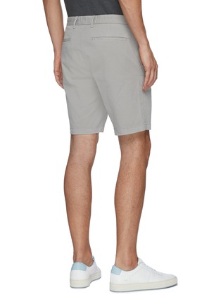 Back View - Click To Enlarge - THEORY - 'Zaine Patton' Cotton Blend Slim Fit Shorts