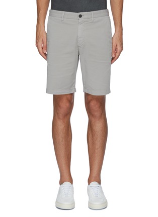 Main View - Click To Enlarge - THEORY - 'Zaine Patton' Cotton Blend Slim Fit Shorts