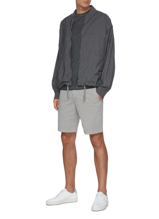 Figure View - Click To Enlarge - THEORY - 'Zaine Patton' Cotton Blend Slim Fit Shorts