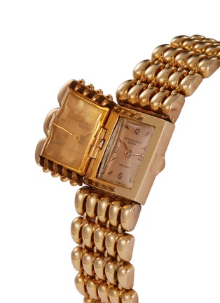 Detail View - Click To Enlarge - LANE CRAWFORD VINTAGE WATCHES - Patek Philippe 18k rose gold concealed watch