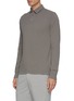 Front View - Click To Enlarge - TRUNK - Moxon' Long Sleeve Cotton Pique Polo Shirt