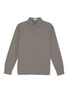 Main View - Click To Enlarge - TRUNK - Moxon' Long Sleeve Cotton Pique Polo Shirt