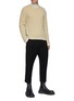 Figure View - Click To Enlarge - SOLID HOMME - Mohair Oversized Knit Sweater
