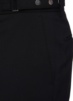  - SOLID HOMME - Tapered Waist Button Detail Pants