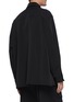 Back View - Click To Enlarge - SOLID HOMME - Plain Zip Detail Pocket Shirt