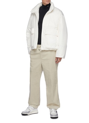 Figure View - Click To Enlarge - SOLID HOMME - Light Corduroy Pants