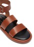 Detail View - Click To Enlarge - PROENZA SCHOULER - Double Strap Leather Sandals