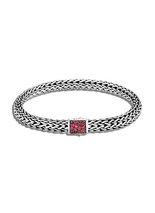 Main View - Click To Enlarge - JOHN HARDY - Classic Chain' birthstone african ruby sapphire sterling silver bracelet – July