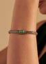 Detail View - Click To Enlarge - JOHN HARDY - Classic Chain' birthstone emerald sapphire sterling silver bracelet – May