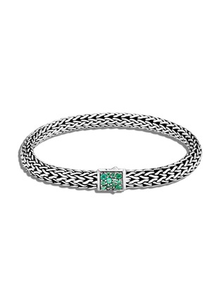 Main View - Click To Enlarge - JOHN HARDY - Classic Chain' birthstone emerald sapphire sterling silver bracelet – May
