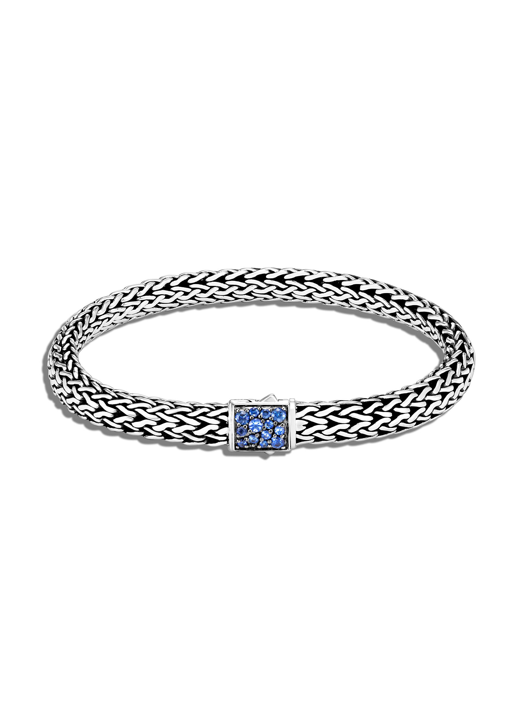 John Hardy Classic Chain Birthstone Sapphire Sterling Silver Bracelet September Women Lane Crawford
