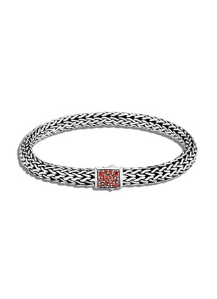 Main View - Click To Enlarge - JOHN HARDY - Classic Chain' birthstone garnet sapphire sterling silver bracelet – January