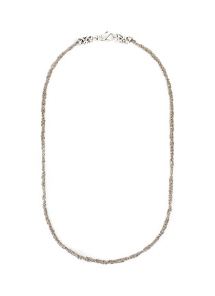 Main View - Click To Enlarge - EMANUELE BICOCCHI - Sterling Silver Crochet Chain Necklace