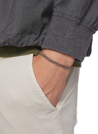 Figure View - Click To Enlarge - EMANUELE BICOCCHI - Sterling Silver Crochet Chain Bracelet