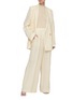 Figure View - Click To Enlarge - PETAR PETROV - 'Greta' basket weave silk blend suiting pants