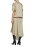 Back View - Click To Enlarge - PETAR PETROV - Abiann' Cowl Neck Silk Dress