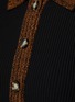  - PROENZA SCHOULER - Contrasting Collar Ribbed Knit Polo Shirt
