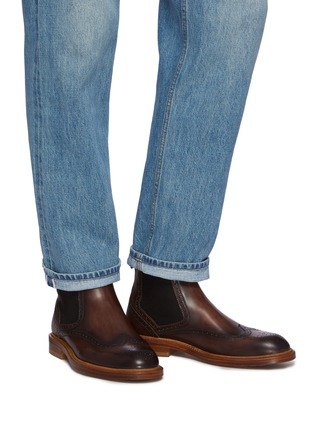 Figure View - Click To Enlarge - MAGNANNI - Punched Chelsea Boot