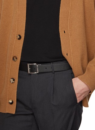 Figure View - Click To Enlarge - PRADA - Reversible Buckle Leather Belt