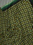  - DRIES VAN NOTEN - Cannon' Front Silk Scarf Patchwork Striped Cotton Shirt