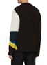 Back View - Click To Enlarge - DRIES VAN NOTEN - Abstract Graphic Intarsia Merino Wool Blend Knit Jumper