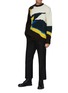 Figure View - Click To Enlarge - DRIES VAN NOTEN - Abstract Graphic Intarsia Merino Wool Blend Knit Jumper