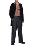 Figure View - Click To Enlarge - DRIES VAN NOTEN - Timo' Relaxed Fit Ribbed Knit Cardigan With Shortened Back Hem