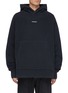 Main View - Click To Enlarge - ACNE STUDIOS - Logo Print Oversized Cotton Hoodie