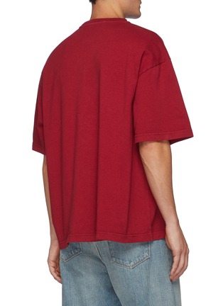 Back View - Click To Enlarge - ACNE STUDIOS - Circle Logo Embroidery T-shirt