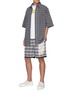 ACNE STUDIOS - Logo Embroidered Oversized Check Shirt