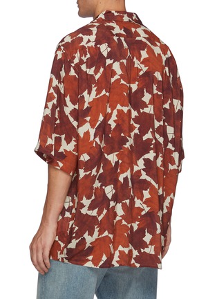 Back View - Click To Enlarge - ACNE STUDIOS - Maple Leaf Print Shirt