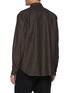 Back View - Click To Enlarge - ACNE STUDIOS - Point Collar Wool Blend Shirt