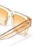 Detail View - Click To Enlarge - SUPER - 'Mega Beata' Transparent Frame Sunglasses