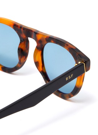 Detail View - Click To Enlarge - SUPER - 'Racer Expresso' Tortoiseshell Effect Acetate Frame Sunglasses