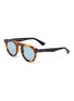 Main View - Click To Enlarge - SUPER - 'Racer Expresso' Tortoiseshell Effect Acetate Frame Sunglasses