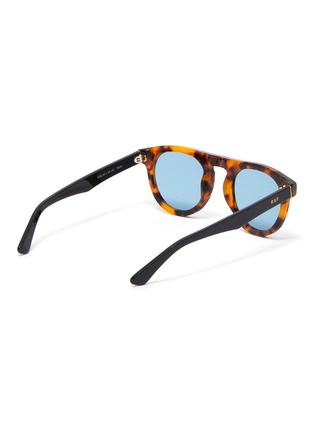 Figure View - Click To Enlarge - SUPER - 'Racer Expresso' Tortoiseshell Effect Acetate Frame Sunglasses