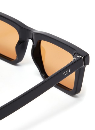 Detail View - Click To Enlarge - SUPER - '1968 Refined' Rectangular Acetate Frame Sunglasses