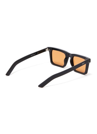 Figure View - Click To Enlarge - SUPER - '1968 Refined' Rectangular Acetate Frame Sunglasses