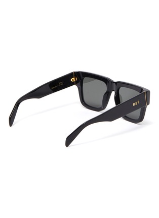 Figure View - Click To Enlarge - SUPER - 'Mega Black' Acetate Frame Sunglasses