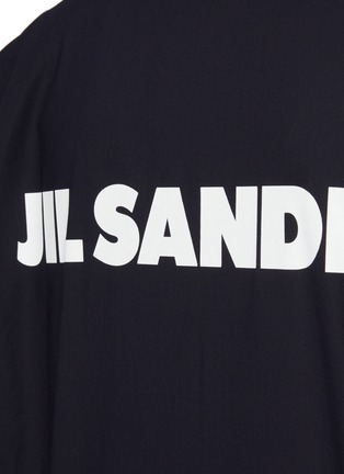  - JIL SANDER - Snap Buttoned Logo Coach Jacket