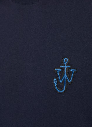  - JW ANDERSON - Neon anchor logo patch T-shirt
