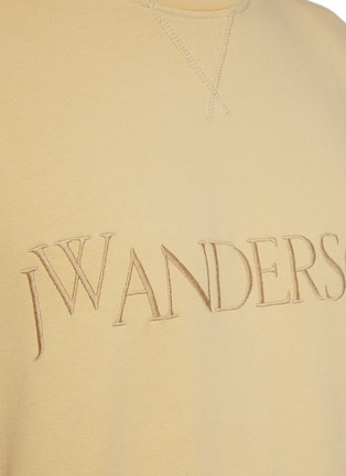  - JW ANDERSON - Single Racing Chequered Sleeve Logo Sweatshirt